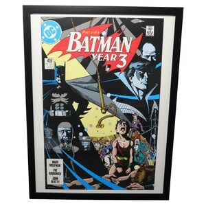 Detective Comics #436 Framed 12x16 Batman‎ Year 3 Cover Art by Pérez | DC Comics